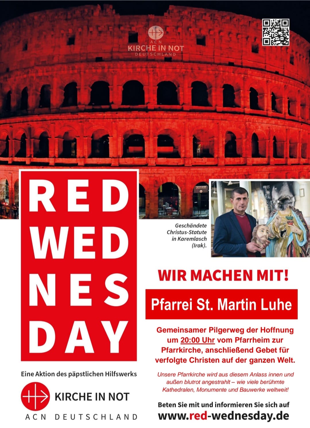 RedWednesday 2025 in Luhe